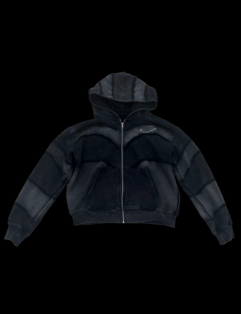 armenic blackout shell hoodie