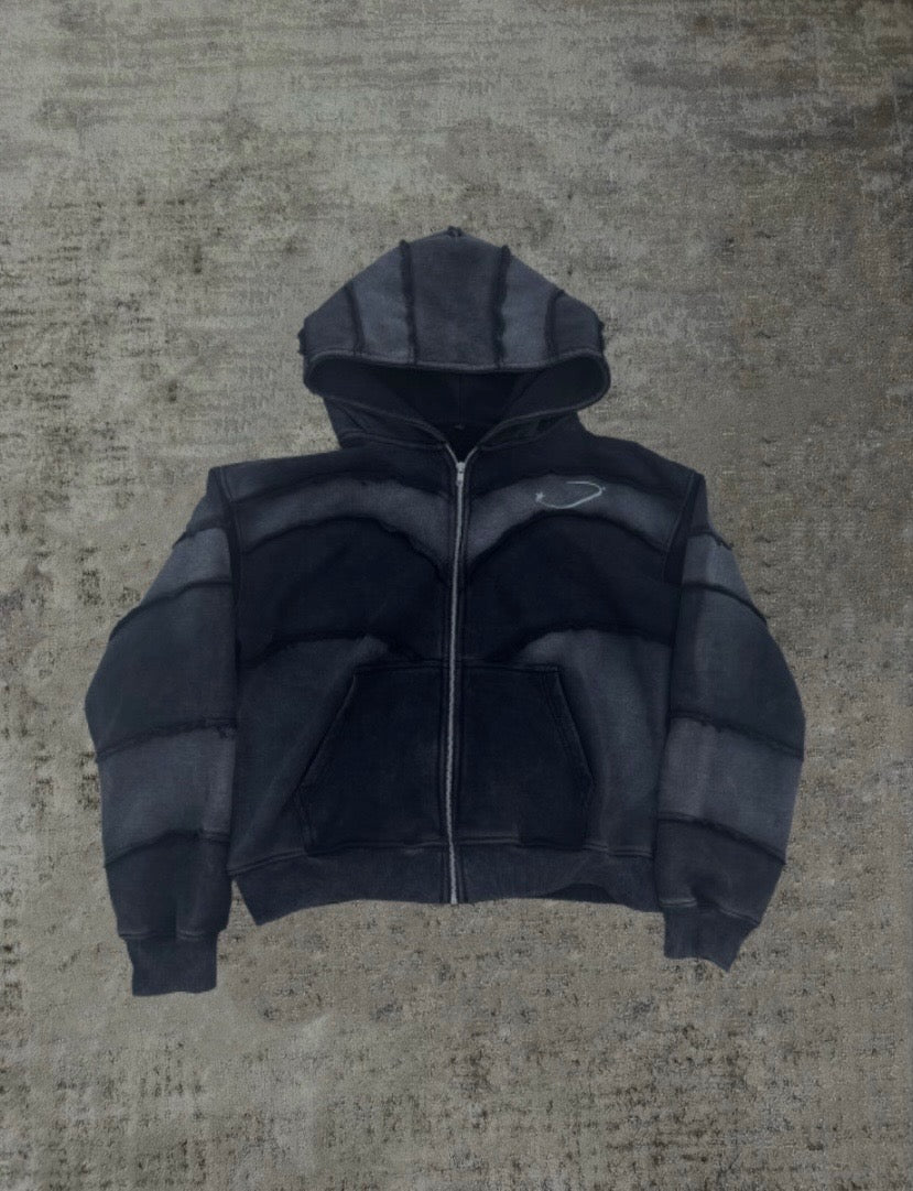 armenic blackout shell hoodie